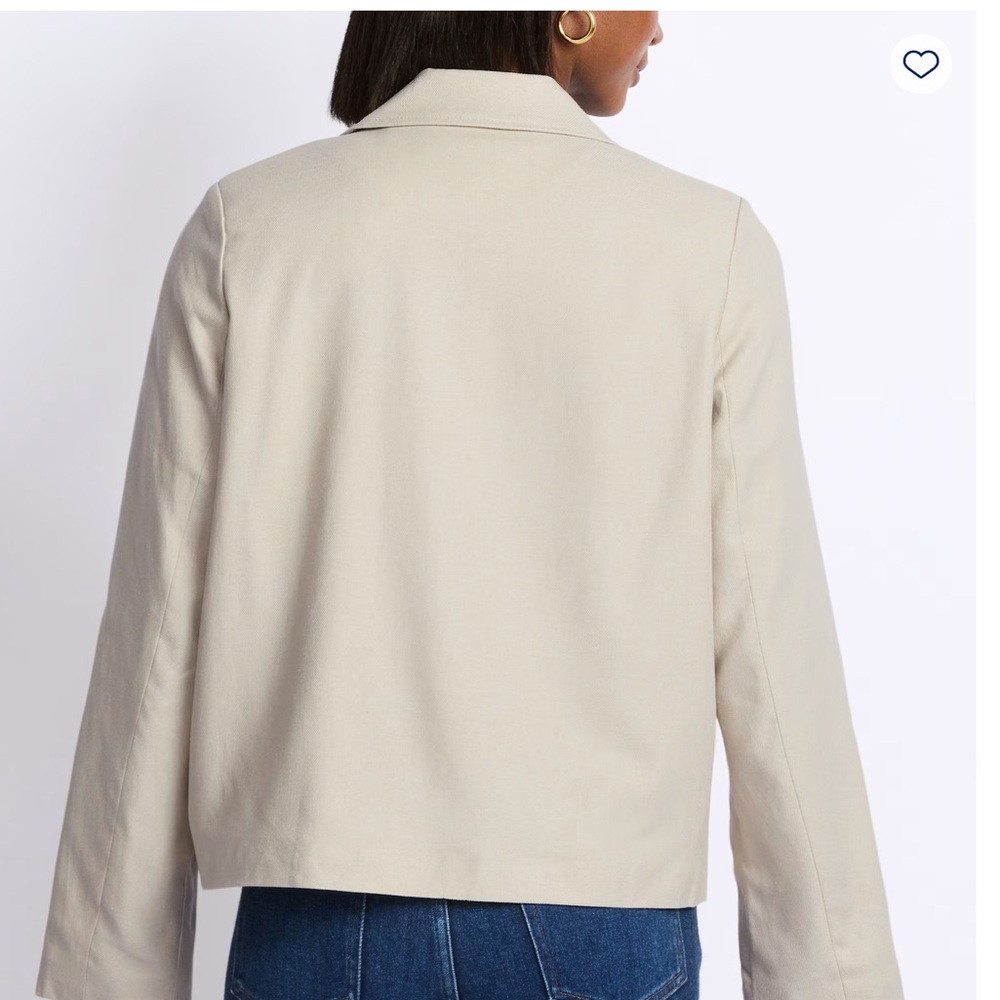 NWT Vero Moda Emmamia short trench coat - Picture 3 of 5